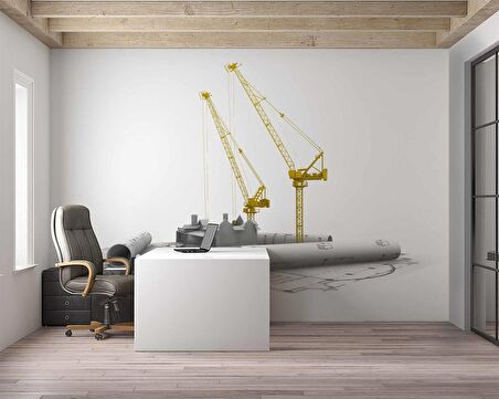 Mimari Gayrimenkul Emlak ve Gayrimenkul Duvar Kağıdı Baskı