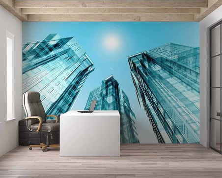 Apartman Projesi Gayrimenkul Emlak ve Gayrimenkul Duvar Kağıdı Baskı