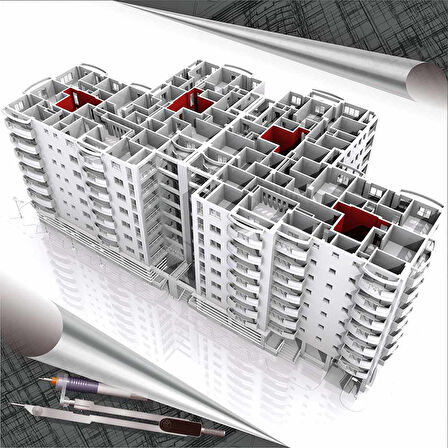 Mimari Site Çizimi Gayrimenkul Emlak ve Gayrimenkul Duvar Kağıdı Baskı