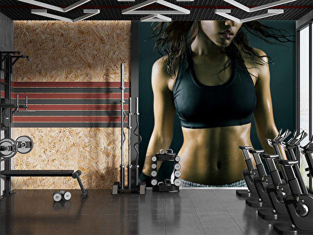 Kadın Spor Salonu Duvar Kağıdı