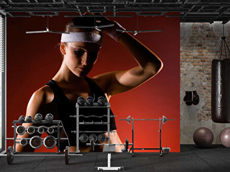 Kadın Spor Salonu için Duvar Kağıdı