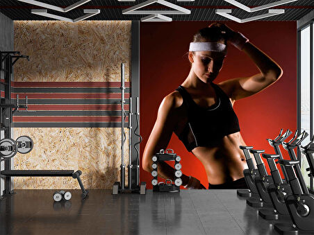 Kadın Spor Salonu için Duvar Kağıdı