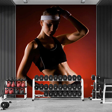 Kadın Spor Salonu için Duvar Kağıdı