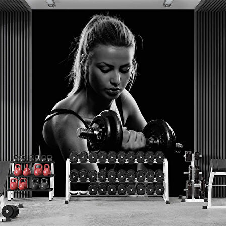 Kadın Spor Salonu için Duvar Kağıdı