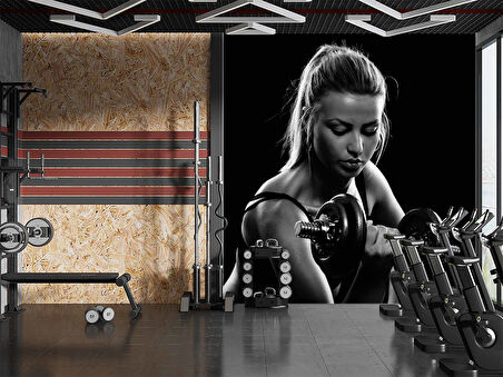 Kadın Spor Salonu için Duvar Kağıdı