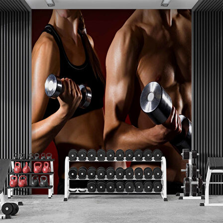 Spor Salonu için Duvar Kağıdı