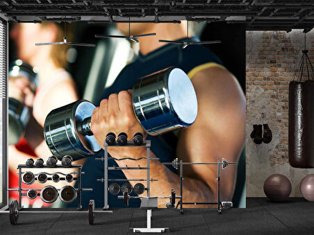 Spor Fitness Salonu Duvar Kağıdı