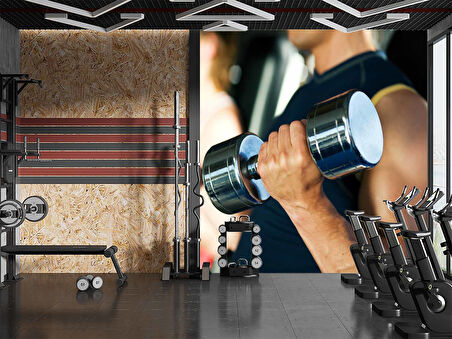Spor Fitness Salonu Duvar Kağıdı