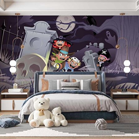 Hallowen Çocuk Odası Duvar Kağıdı Baskı