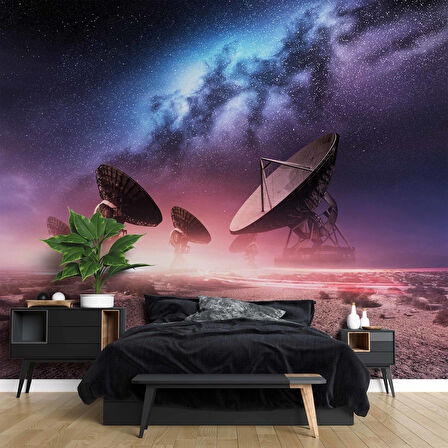 Uzay Uydu Temalı Duvar Kağıdı