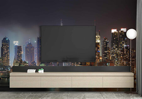 Gece New York Manzarası Duvar Kağıdı