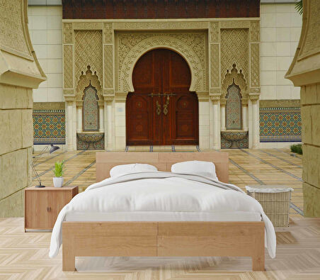 Malezya Moroccan Pavilion Putrajaya Manzaralı Duvar Kağıdı