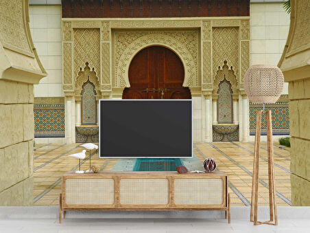 Malezya Moroccan Pavilion Putrajaya Manzaralı Duvar Kağıdı