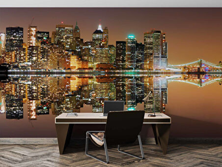 Panaromik Gece Manzarası Duvar Kağıdı