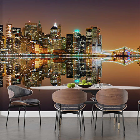 Panaromik Gece Manzarası Duvar Kağıdı