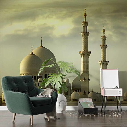 Seyh Zayid Camii Manzarası Duvar Kağıdı