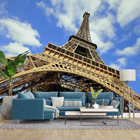 Fransa Paris Eyfel Kulesi Manzarası Duvar Kağıdı