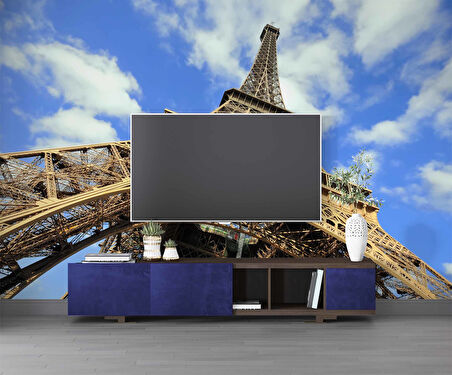 Fransa Paris Eyfel Kulesi Manzarası Duvar Kağıdı