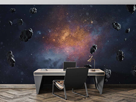 Galaksi Meteor Yağmuru Manzaralı Duvar Kağıdı