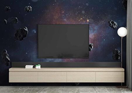 Galaksi Meteor Yağmuru Manzaralı Duvar Kağıdı