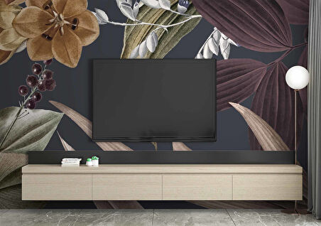 Kurumuş Yaprak Temalı Duvar Kağıdı