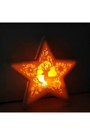Bambi Yıldız Işığı Tea Light Dekor