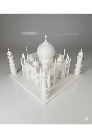 Mimari Harikası: 3D Baskı Taj Mahal Maketi - Dekoratif Heykel - 20 cm