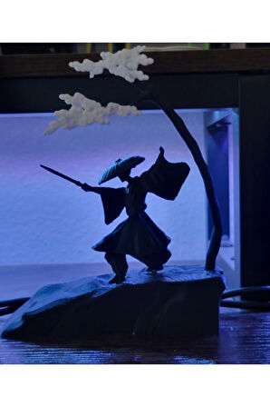 Samuray Ruhu - Zen Ağacı 3D Baskı | PLA Malzeme | Japon Kültürü Masaüstü Heykeli