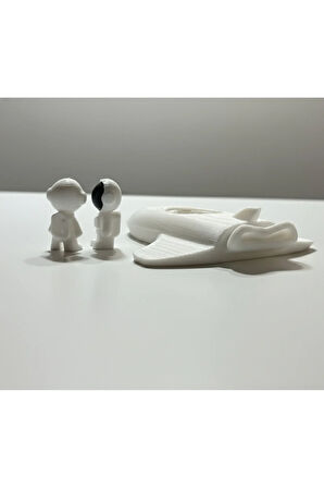 8 adet Mini Astronot ve Uzay Gemisi Keşif Seti - 3D Yazıcı Baskı