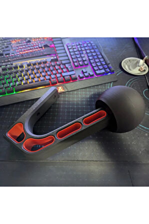 Tornado Kask Askısı | Duvar Tipi 3D Baskı Motor Kask & Anahtar Tutucu | Şık ve Ergonomik