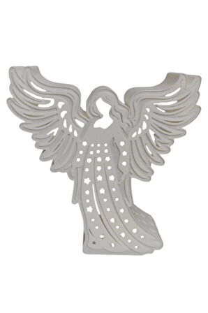 Işıklı Melek Figürü – Tealight Dahil Dekoratif Aydınlatma