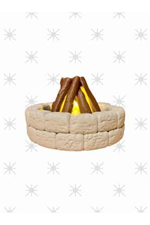 Kamp Ateşi Model 3D Baskı Tealight