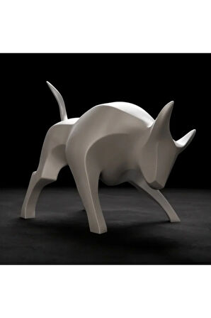Dekoratif Boğa Figürü 3D yazıcı baskı
