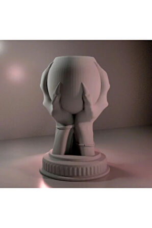 El Tasarımı 16 cm 3D Yazıcı Baskı PLA Vazo veya Dekoratif Obje