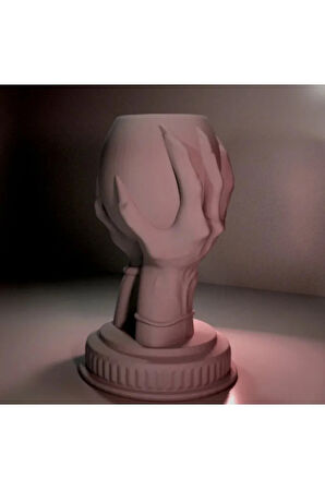 El Tasarımı 16 cm 3D Yazıcı Baskı PLA Vazo veya Dekoratif Obje