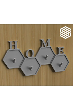HOME Anahtar Duvar Askılığı (HOME Tasarım) 3D Yazıcı Baskı