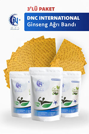 Hızlı Etkili Doğal Ginseng Ağrı Bandı Eklem Için Rahatlatıcı Uzun Süreli Etki 5 1 Paket