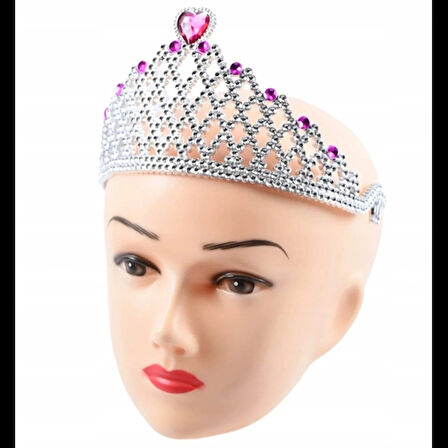 Kalpli Prenses Tacı Fuşya