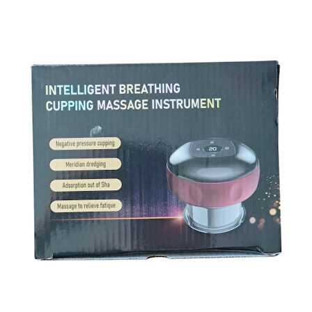 Vakumlu Hacamat Kupası, Şarjlı Kupa Çekme Hacamat Led Işıklı Masaj ve Selülit Kupası