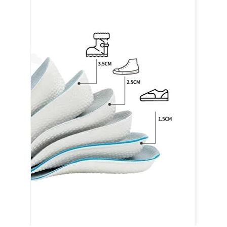 2.5 cm Topuk Yükseltici Tabanlık