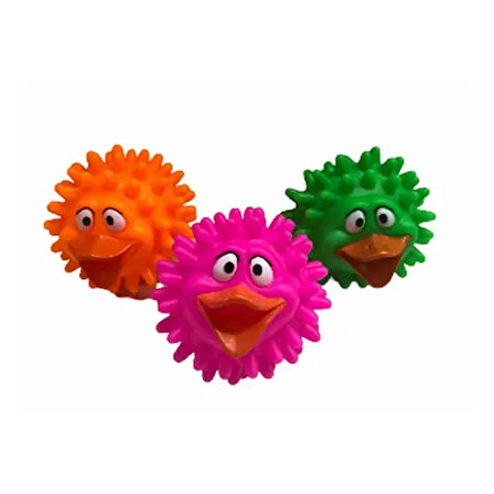 Ördek Figürlü Dikenli Köpek Oyun Topu