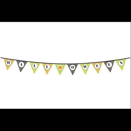 Halloween Kabak Banner Süsü