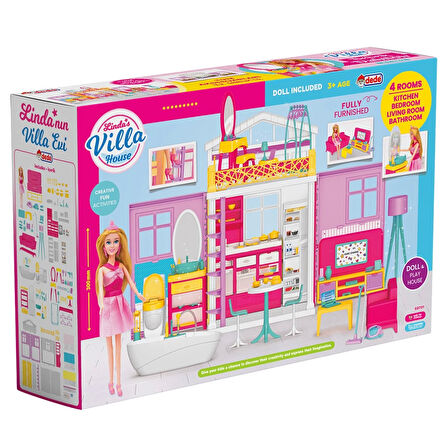 Linda'nın Villa Evi - Villa Oyuncak - Linda'nın Villa Seti - Barbie Villa Evi Seti