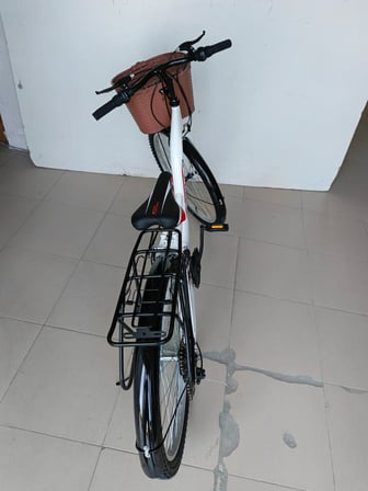 Dorello 26 Jant Alanya Bisiklet Sepetli Model Beyaz Renk - Renk: Beyaz