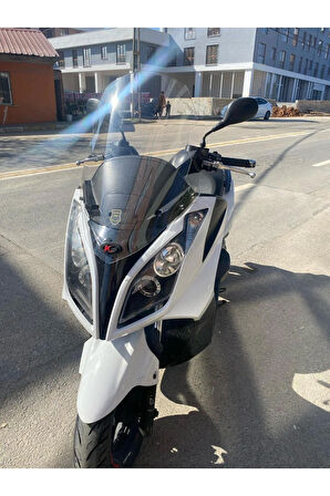 MOTOCAM Kymco Downtown Siperlik Ön Cam 2009-2017 Model 78cm şeffaf Renkli 4mm UZUN CAM