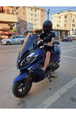 Kymco Downtown 250i Siperlik Ön Cam 2016 2024 Model 60cm siyah Renkli 4mm BOY