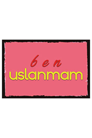 Slogan Yazı Ahşap Mdf Poster, Modern Duvar Dekoru, Sanatsal Poster, Ev Ofis, Cafe Duvar Süs