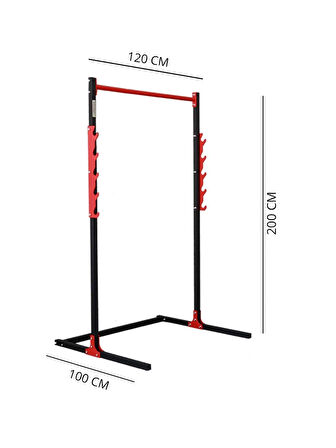 Fonksiyonel Squat Rack Güçlü Tasarım Ile Evde Egzersiz Için Ideal