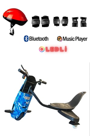 Citymate Drift Car Elektrikli Kaykay Bluetooth Dirift Kar Hoverboard Scooter + Koruma Ekipmanı D03