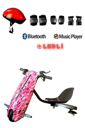Citymate Drift Car Elektrikli Kaykay Bluetooth Dirift Kar Hoverboard Scooter + Koruma Ekipmanı D05